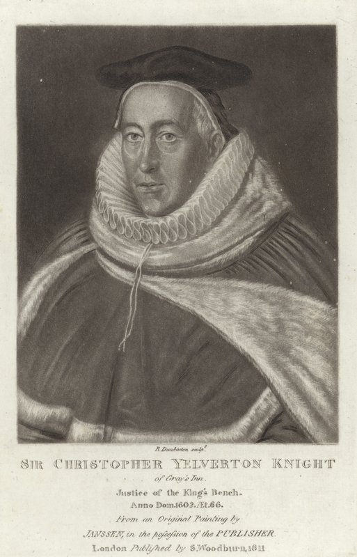 Sir Christopher Yelverton Rycerz autorstwa English School