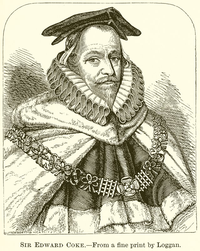 Sir Edward Coke autorstwa English School