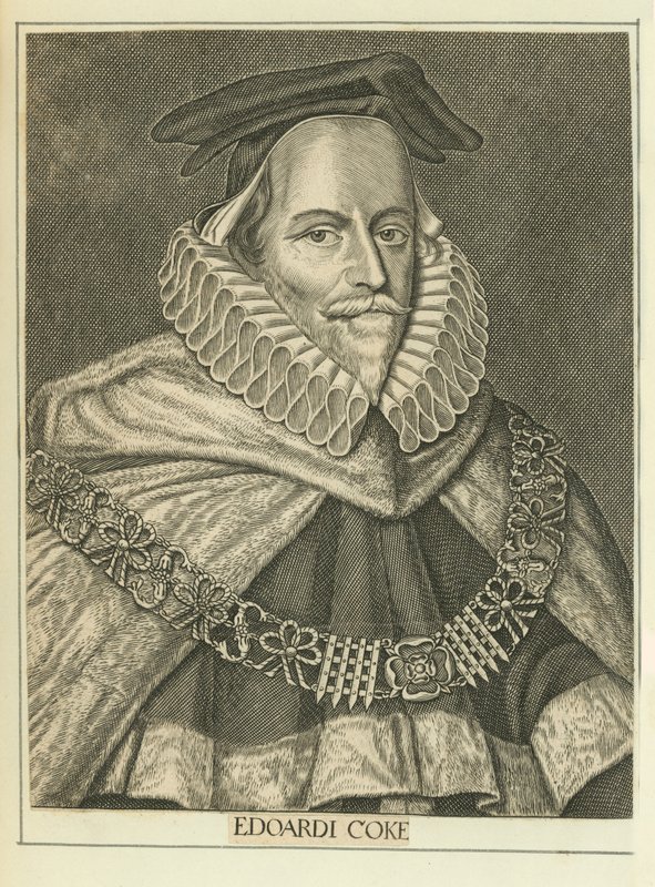 Sir Edward Coke autorstwa English School