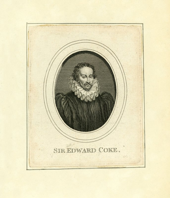 Sir Edward Coke autorstwa English School