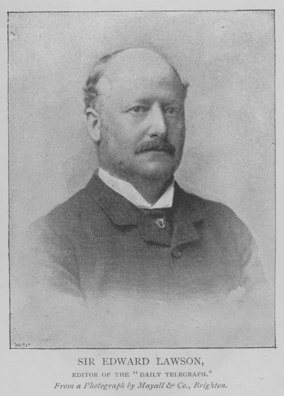Sir Edward Lawson, redaktor „Daily Telegraph” (grafika) autorstwa English School