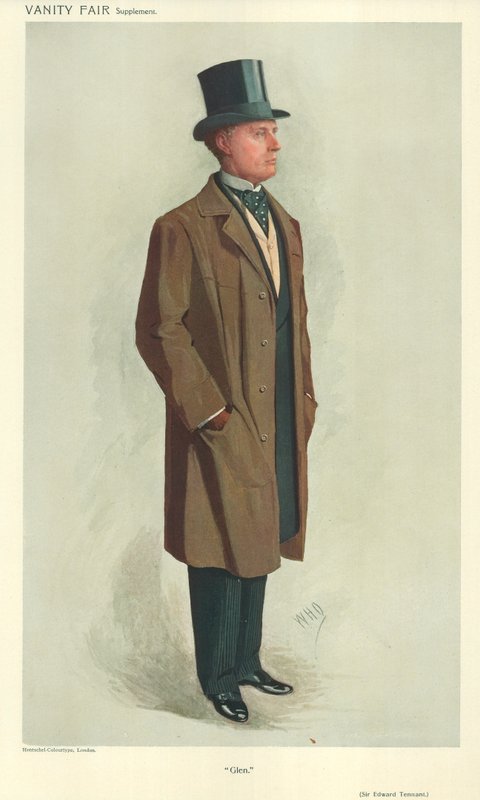 Sir Edward Tennant, Glen, 2 listopada 1910, komiks Vanity Fair autorstwa English School