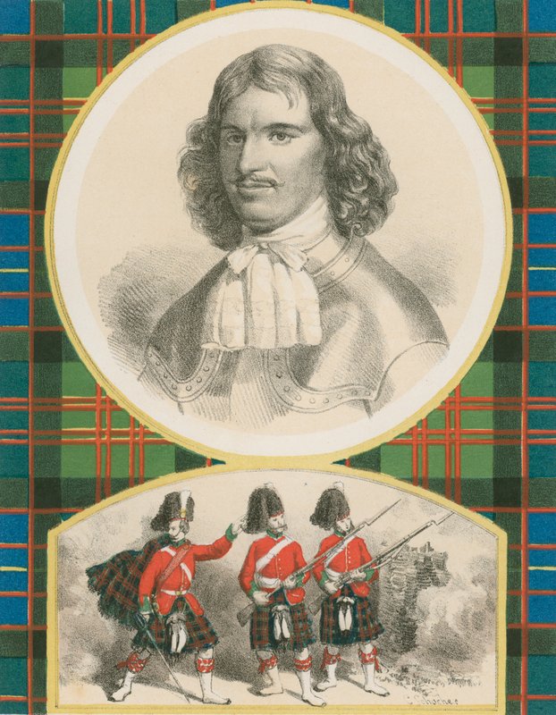 Sir Ewen Cameron z Lochiel. Siedemdziesiąty Dziewiąty, „albo Cameron Highlanders”. autorstwa English School