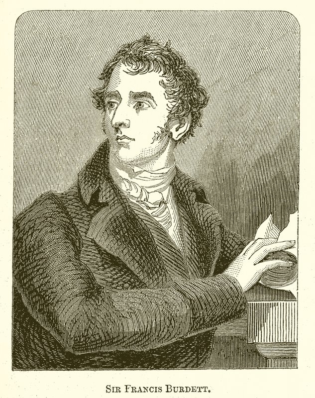 Sir Francis Burdett autorstwa English School