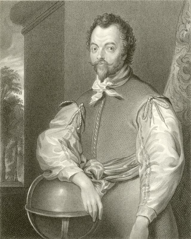 Sir Francis Drake autorstwa English School