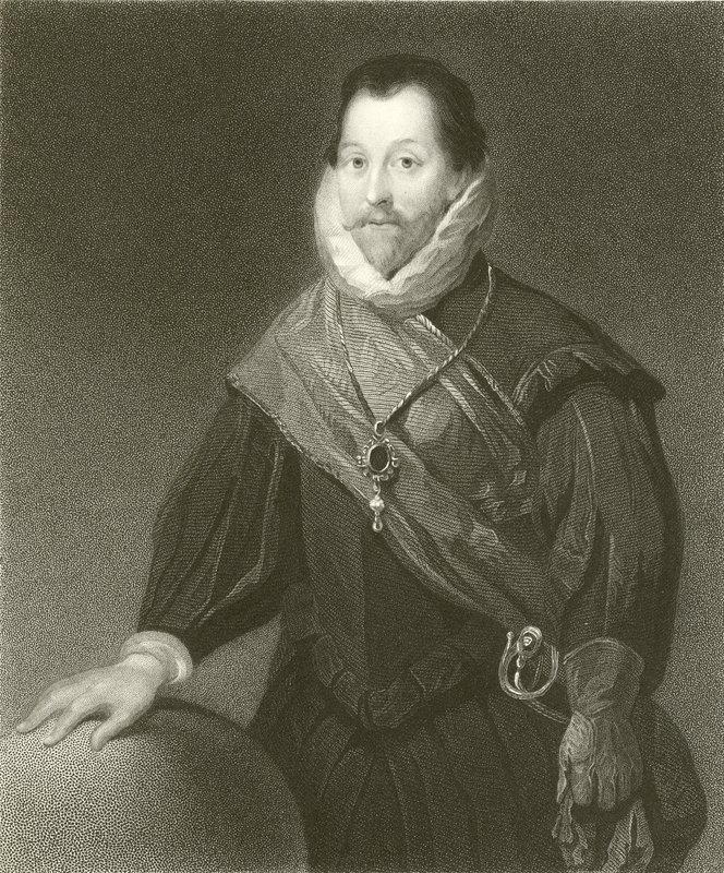Sir Francis Drake autorstwa English School