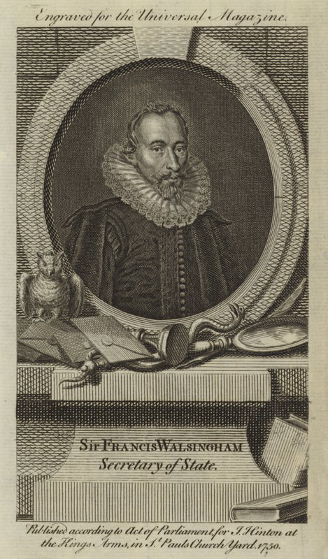 Sir Francis Walsingham, Sekretarz Stanu autorstwa English School