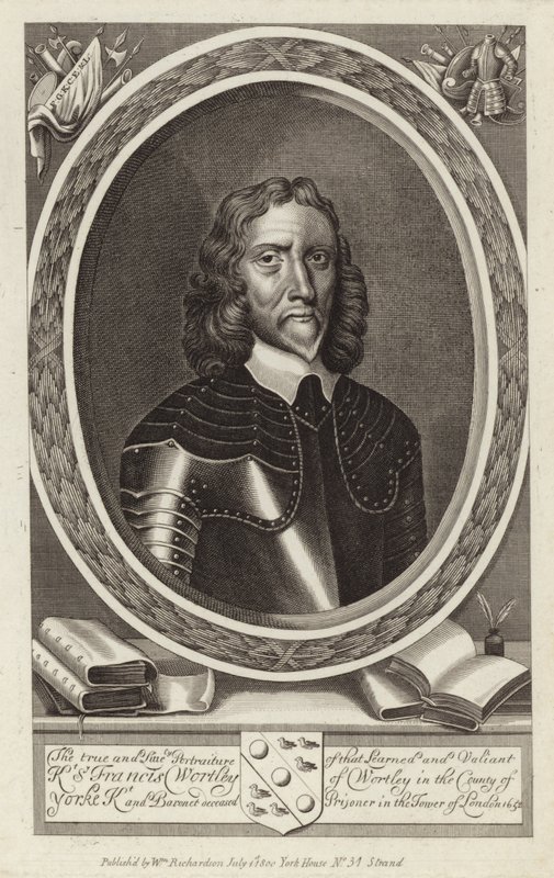 Sir Francis Wortley autorstwa English School
