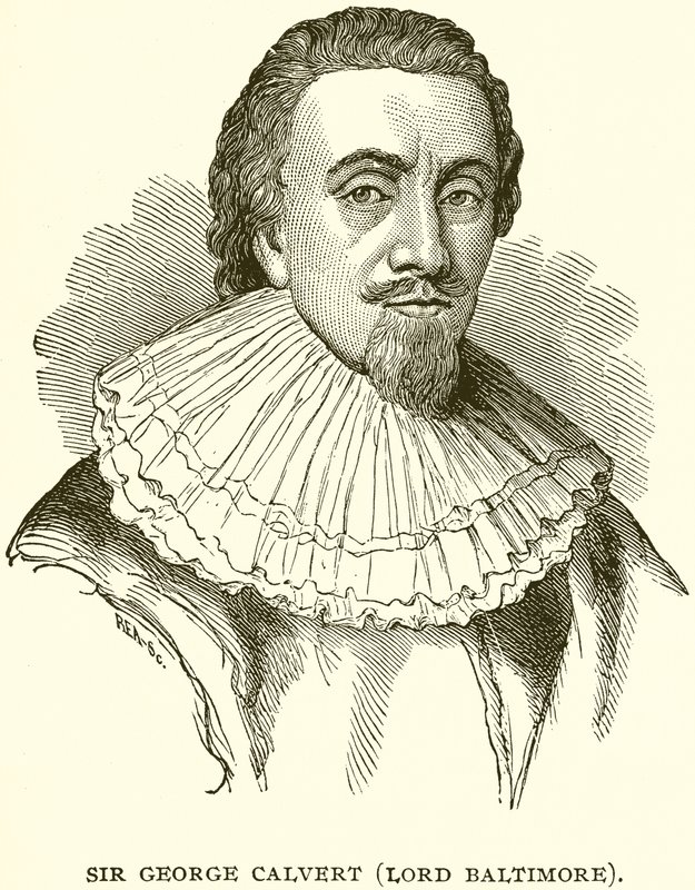 Sir George Calvert (Lord Baltimore) autorstwa English School