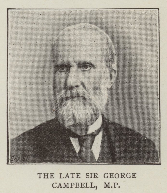 Sir George Campbell (Grawerowanie) autorstwa English School