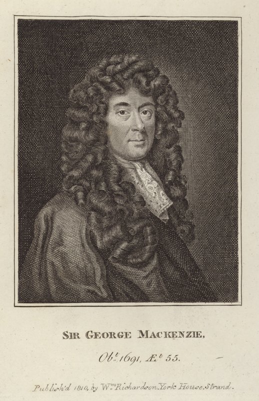 Sir George Mackenzie autorstwa English School