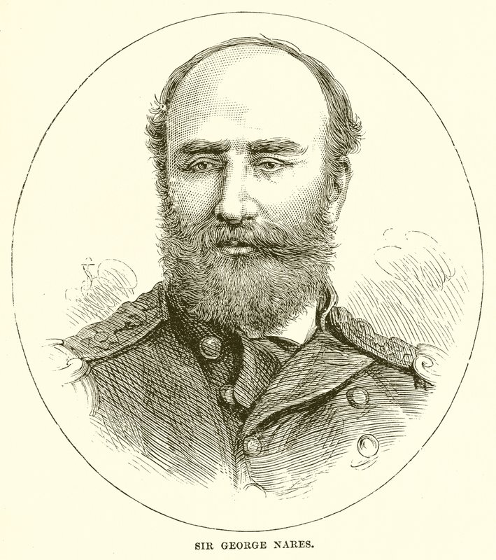 Sir George Nares autorstwa English School