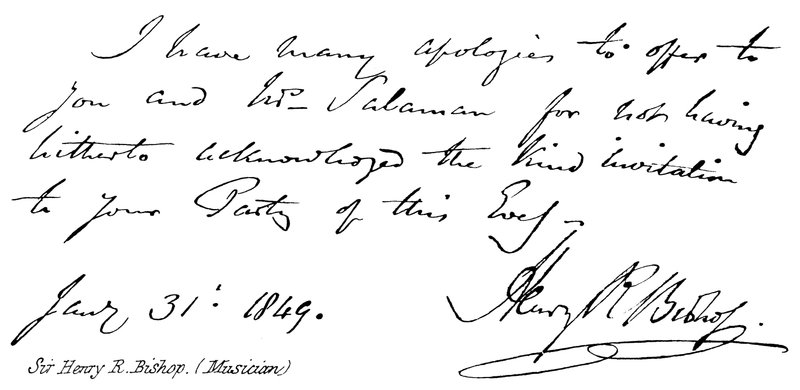 Sir Henry R Bishop, (muzyk) autorstwa English School