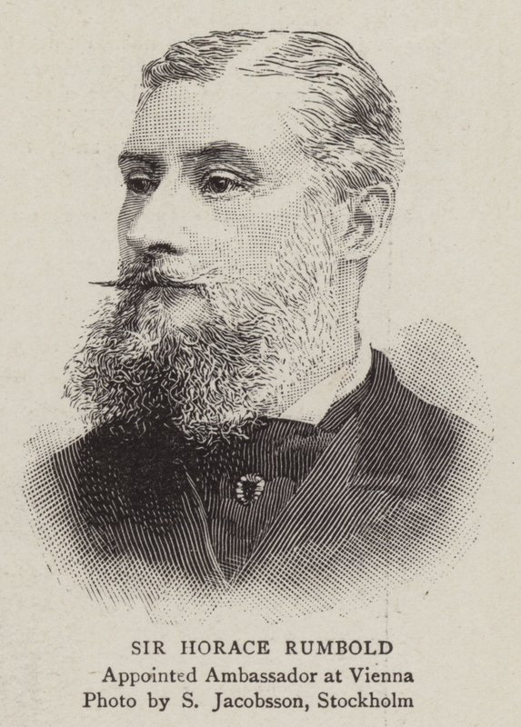 Sir Horace Rumbold (grawerunek) autorstwa English School