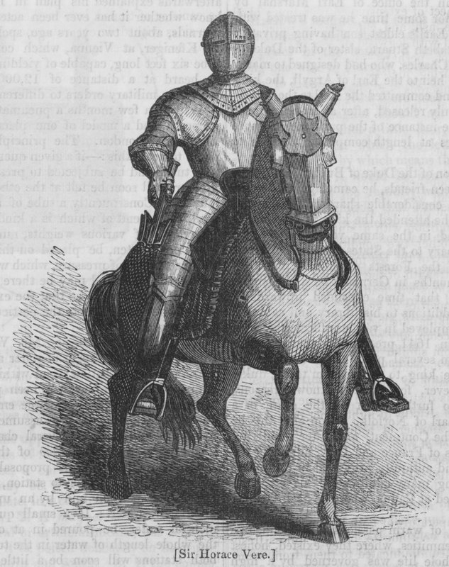 Sir Horace Vere (Grawerowanie) autorstwa English School
