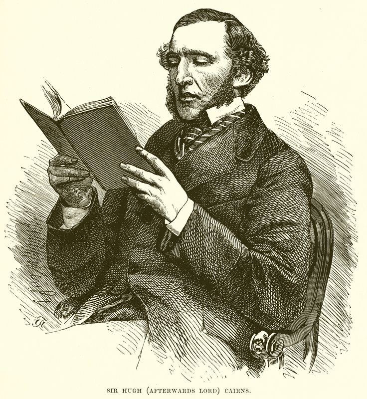 Sir Hugh (później Lord) Cairns autorstwa English School