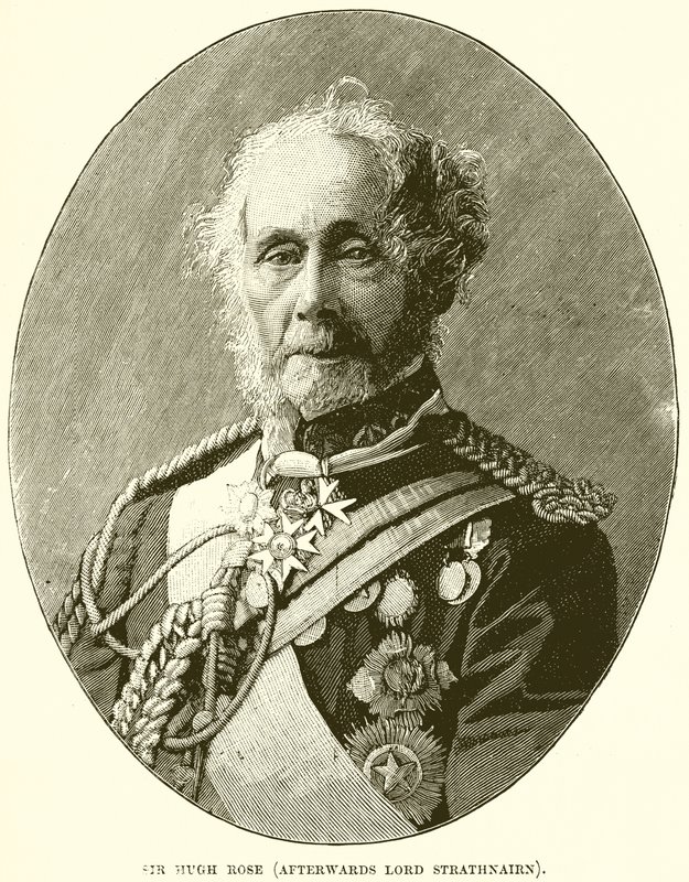 Sir Hugh Rose (Potem Lord Strathairn) autorstwa English School