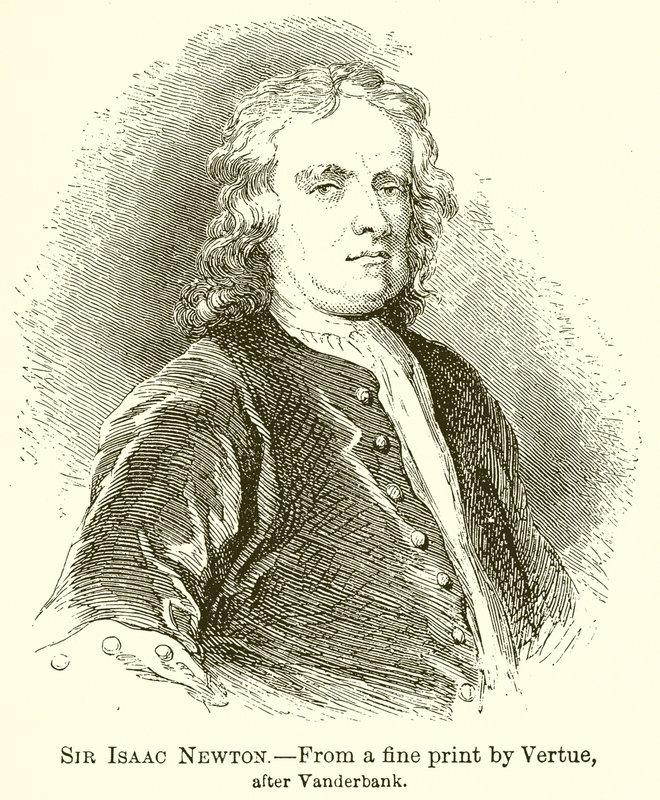 Sir Isaac Newton autorstwa English School