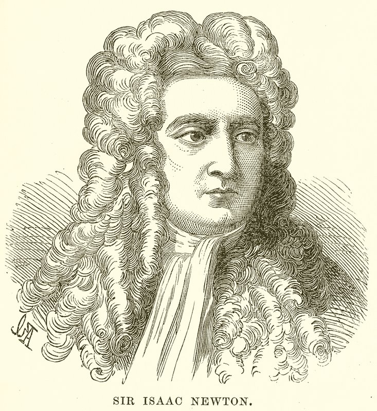 Sir Isaac Newton autorstwa English School