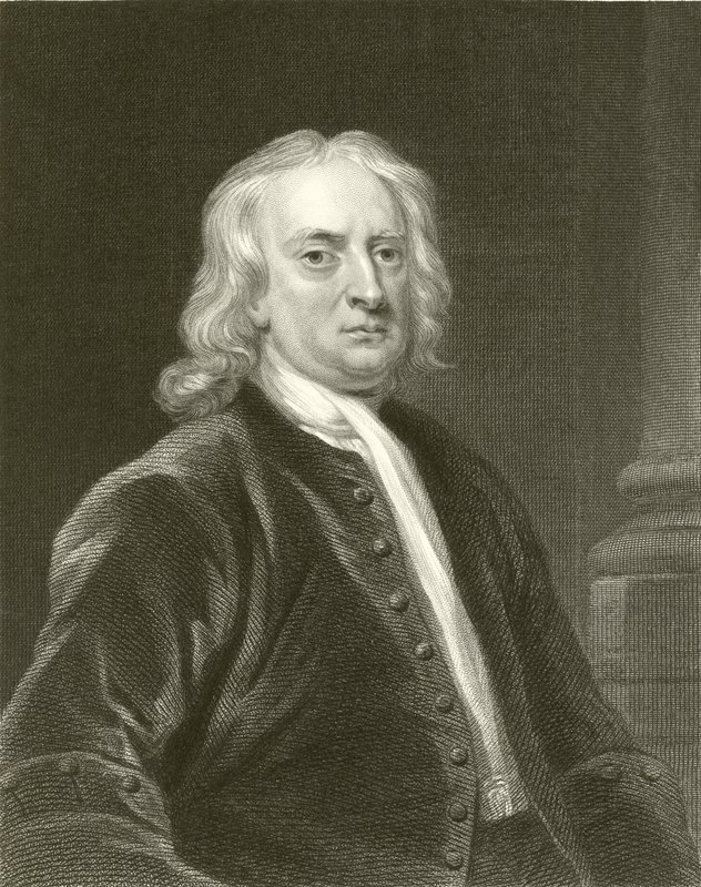 Sir Isaac Newton autorstwa English School