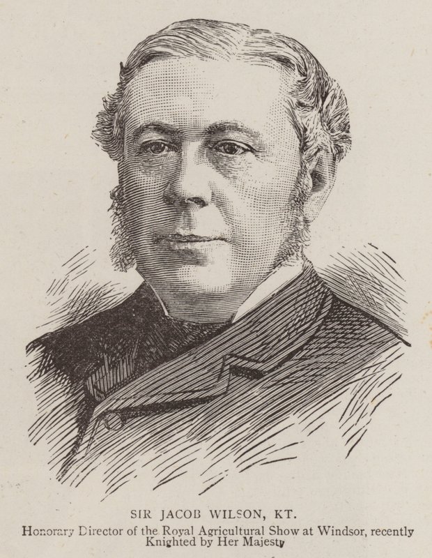 Sir Jacob Wilson, KT (grawerunek) autorstwa English School