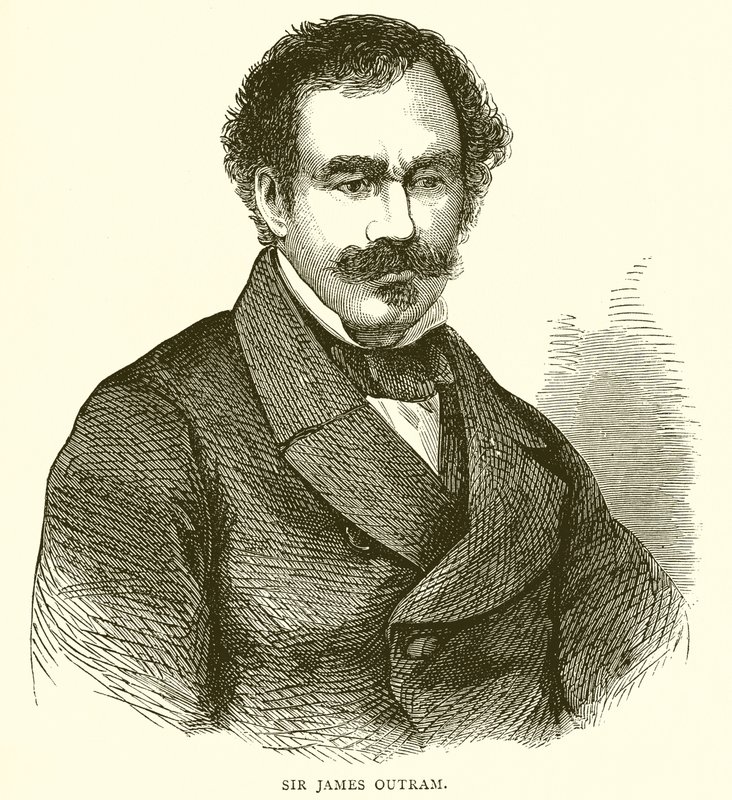 Sir James Outram autorstwa English School