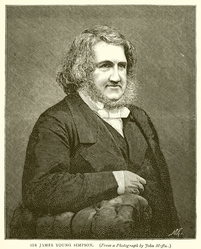 Sir James Young Simpson autorstwa English School