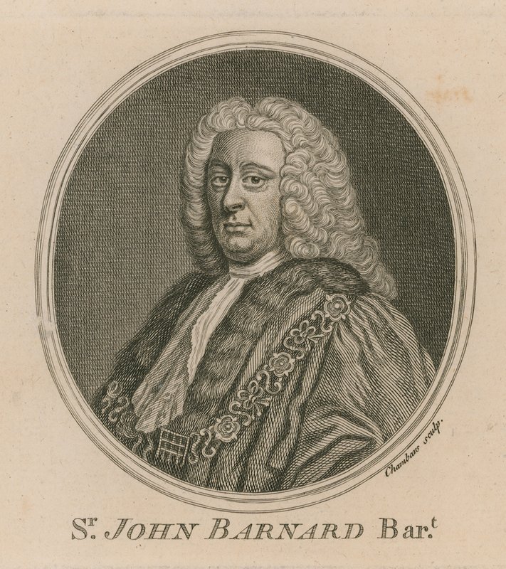 Sir John Barnard, burmistrz Londynu autorstwa English School