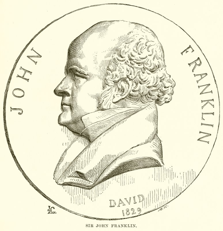 Sir John Franklin autorstwa English School