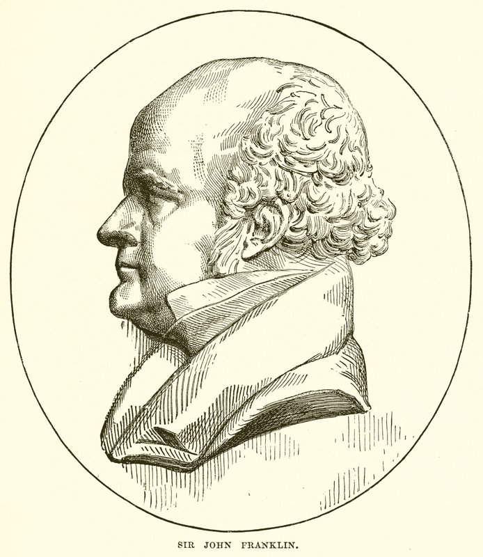 Sir John Franklin autorstwa English School