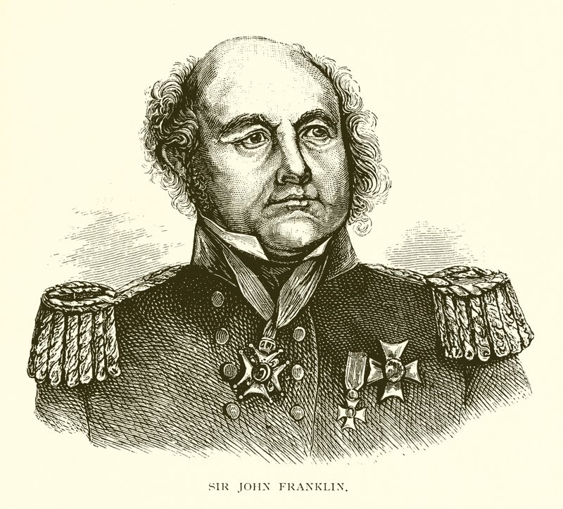 Sir John Franklin autorstwa English School
