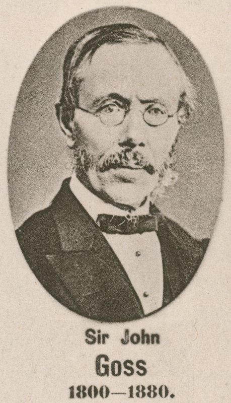 Sir John Goss (grawiura) autorstwa English School