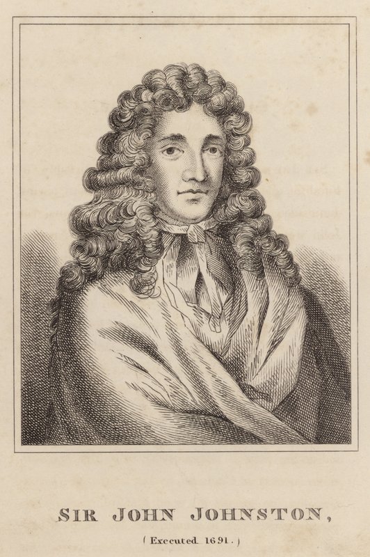 Sir John Johnston, stracony 1691 autorstwa English School