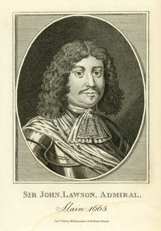Sir John Lawson, admirał autorstwa English School