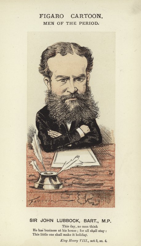 Sir John Lubbock, angielski polityk autorstwa English School