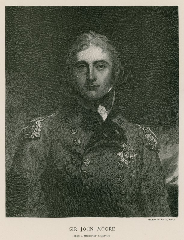 Sir John Moore autorstwa English School