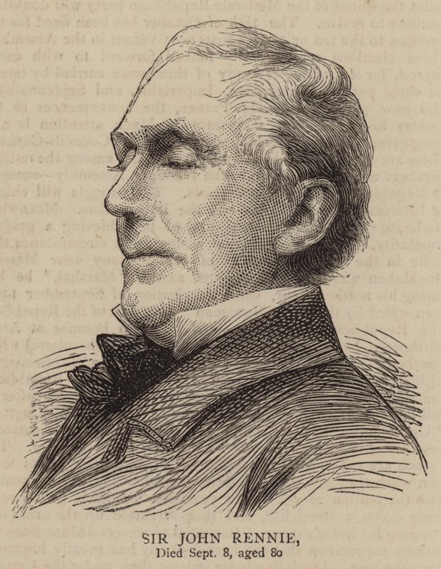Sir John Rennie (Grawerowanie) autorstwa English School