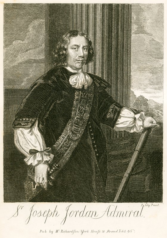 Sir Joseph Jordan Admirał autorstwa English School