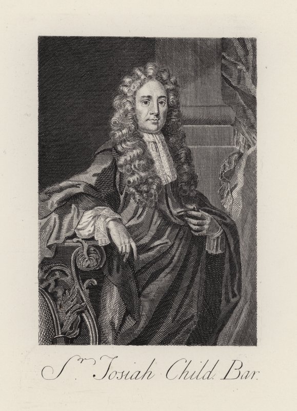 Sir Josiah Child (grafika) autorstwa English School