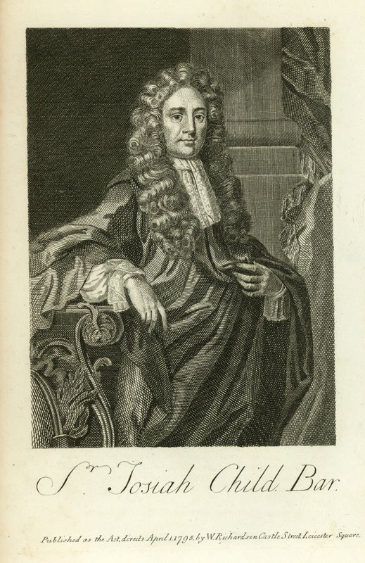 Sir Josiah Dziecko autorstwa English School