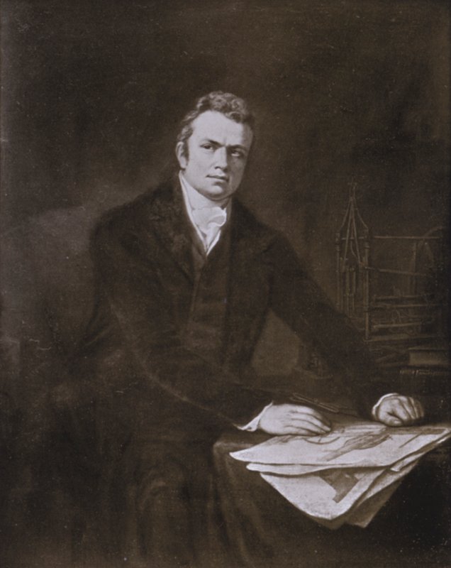 Sir Marc Isambard Brunel (lito) autorstwa English School