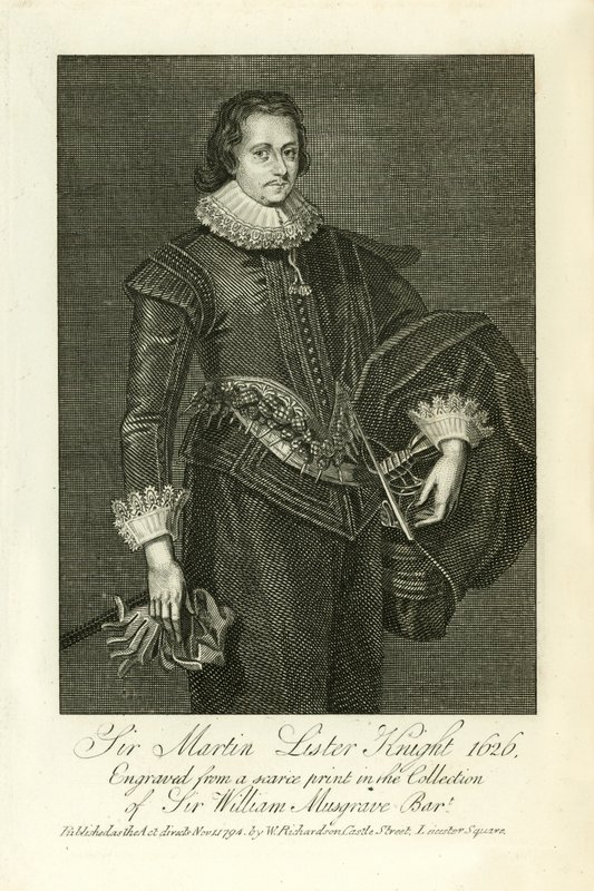 Sir Martin Lister autorstwa English School