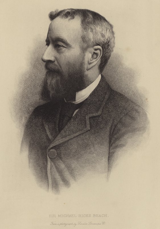 Plaża Sir Michaela Hicksa autorstwa English School
