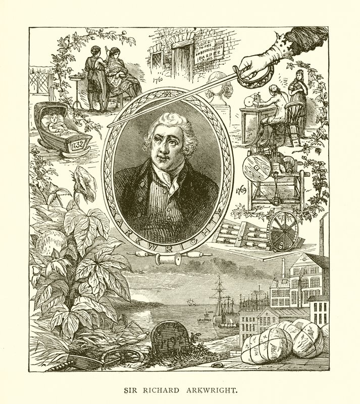 Sir Richard Arkwright autorstwa English School