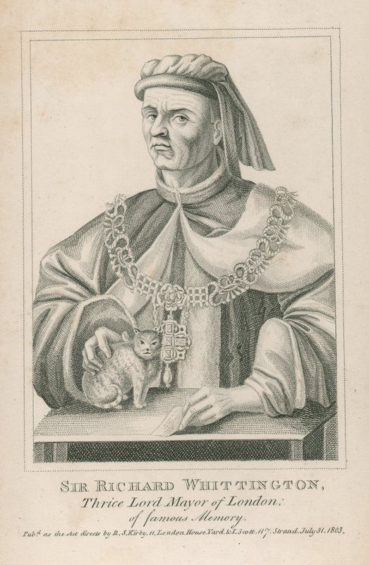 Sir Richard Whittington, trzykrotny burmistrz Londynu autorstwa English School