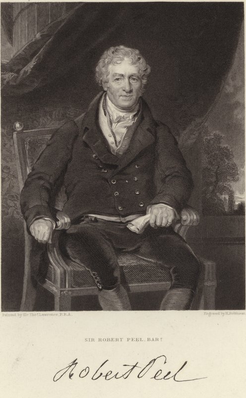 Sir Robert Peel autorstwa English School