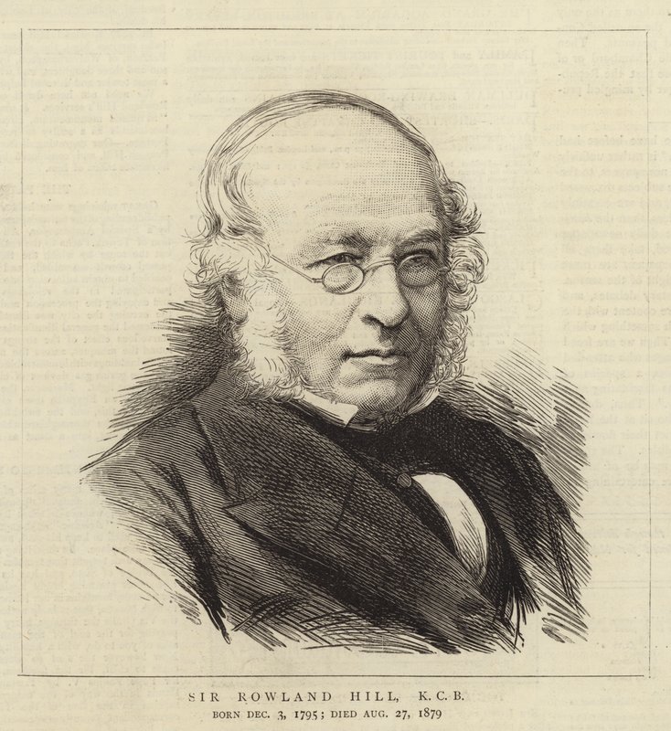 Sir Rowland Hill, KCB (grawerowanie) autorstwa English School