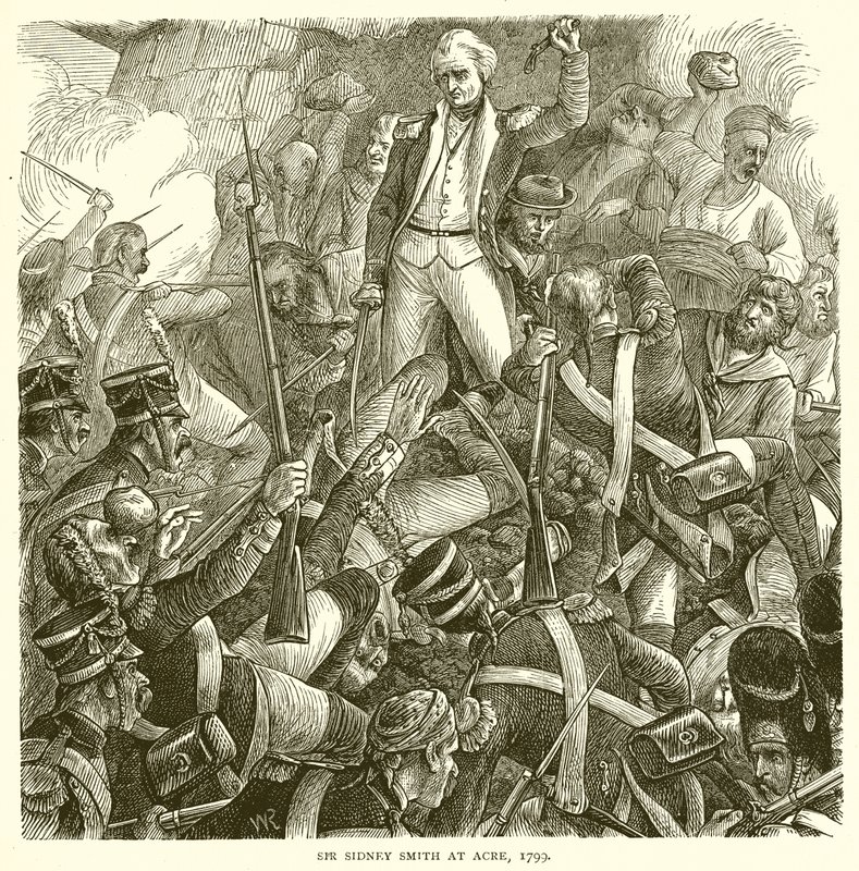 Sir Sidney Smith w Akce, 1799 autorstwa English School