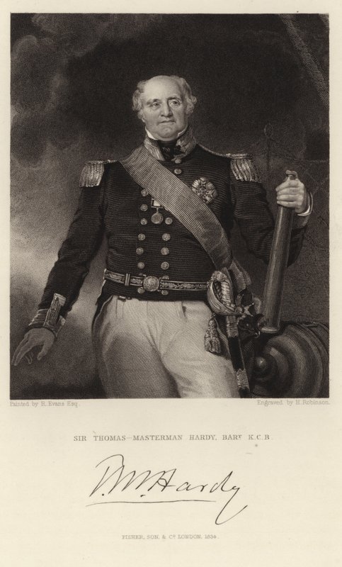 Sir Thomas-Masterman Hardy autorstwa English School