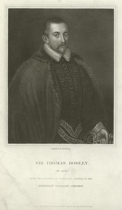 Sir Thomas Bodley, angielski dyplomata i uczony autorstwa English School